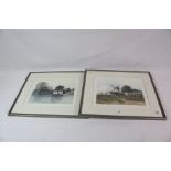 Paul Bisson (born 1938), Pair of Signed Limited Edition Etching titled ' Houghton Mill ' and '