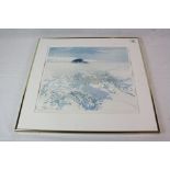 Phil Greenwood (born 1943) Signed Artist Proof Etching and Aquatint titled ' Snow Light ', image