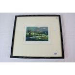 Piers Browne (born 1949), Signed Limited Edition Coloured Etching titled ' Made ……. One long bathing