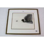 Paul Bisson (born 1938), Three Signed Etching titled ' Lowestoft ' no. 165/250, ' Hedgerow ' Artists