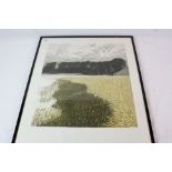 Phil Greenwood (born 1943) Signed Limited Edition Etching and Aquatint titled ' Reed Field', no.