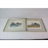 Paul Bisson (born 1938), Pair of Signed Limited Edition Artists Proof Etching titled ' Houghton Mill