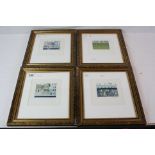 Brenda Hartill, Set of Four Signed Artists Proof Etchings titled ' Londoner's London ', each 11cms x