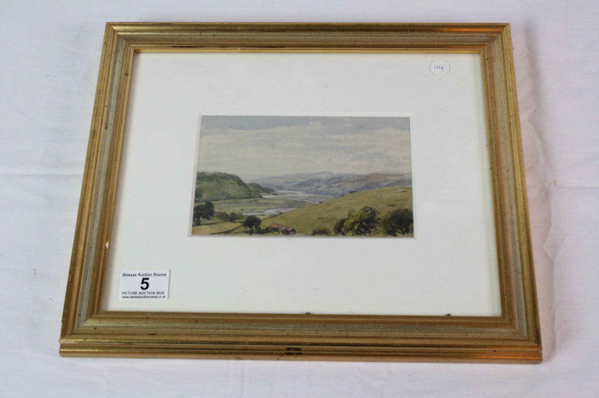 English School, 20th Century, The River Severn, Watercolour, 11.5 x 17.5cm, Provenance: from the