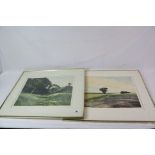 Paul Bisson (born 1938), Pair of Signed Limited Edition Etching titled ' Amargate ' no. 79/350 and '