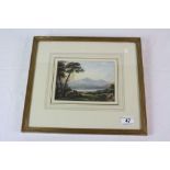 John Varley OWS (1778-1842) Snowdon from near Harlech, Watercolour, Signed and dated 1833 approx