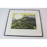 Phil Greenwood (born 1943) Signed Limited Edition Etching and Aquatint titled ' Slatescape ' no.