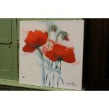 Large Poppy Print