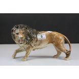 Beswick Roaring Lion, model no. 2554b, 18cms high