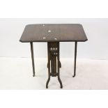 Early 20th century Sutherland Table, 56cms long x 68cms high