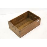 A vintage pine trug