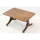 Regency Mahogany Coffee Table, 76cms wide x 39cms high