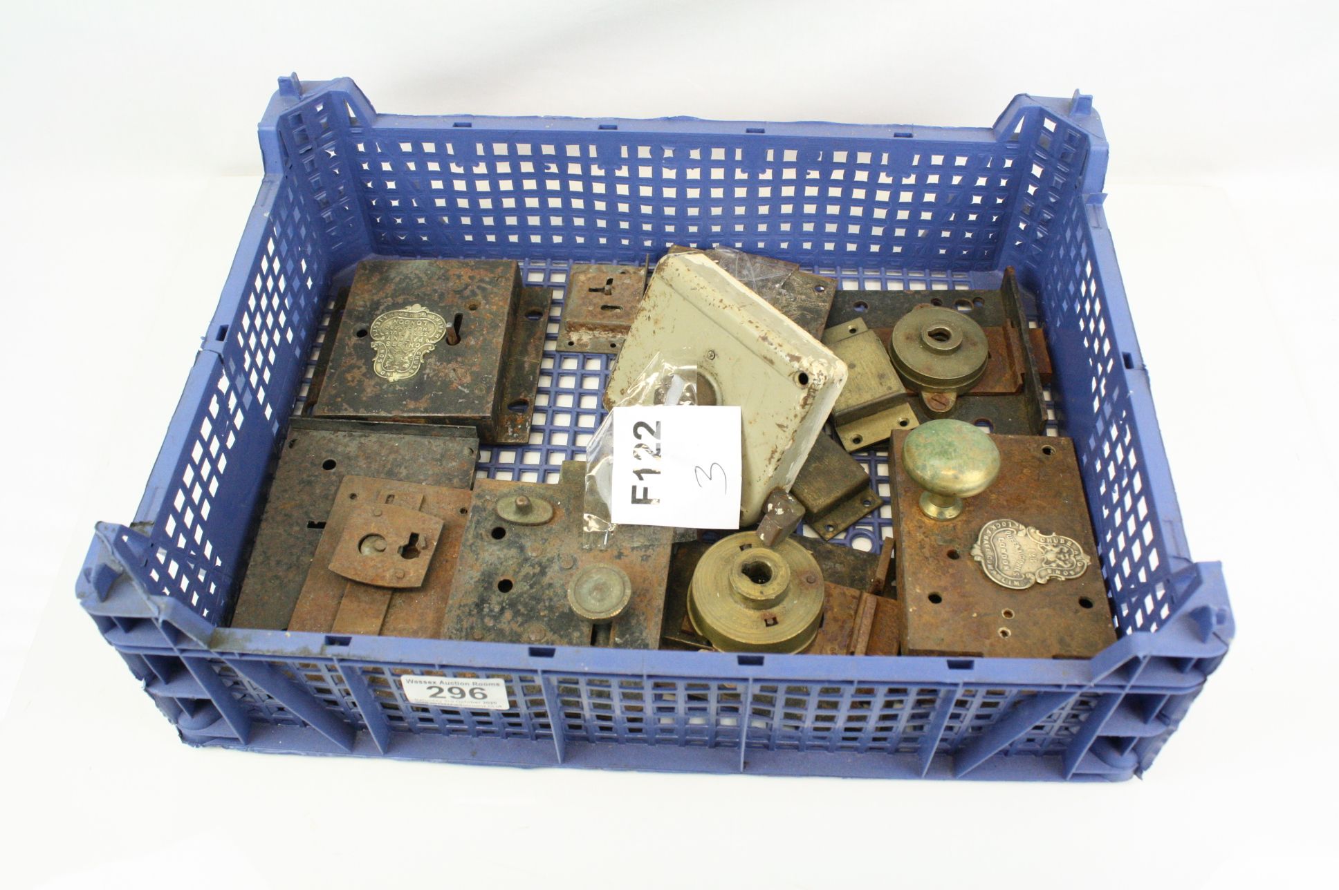 Locks including Cotterill, Whitfield, early Chubb St. Pauls and Chubb Q. Victoria St. examples