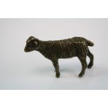 Small Bronze Figure of a Ram