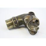 Bronze / Brass Walking Stick Handle in the form of a Boxer Dog