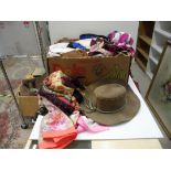 Vintage Clothing and Linen - including Pair of Ladies ' Slade ' High Heel Shoes, Silk Head