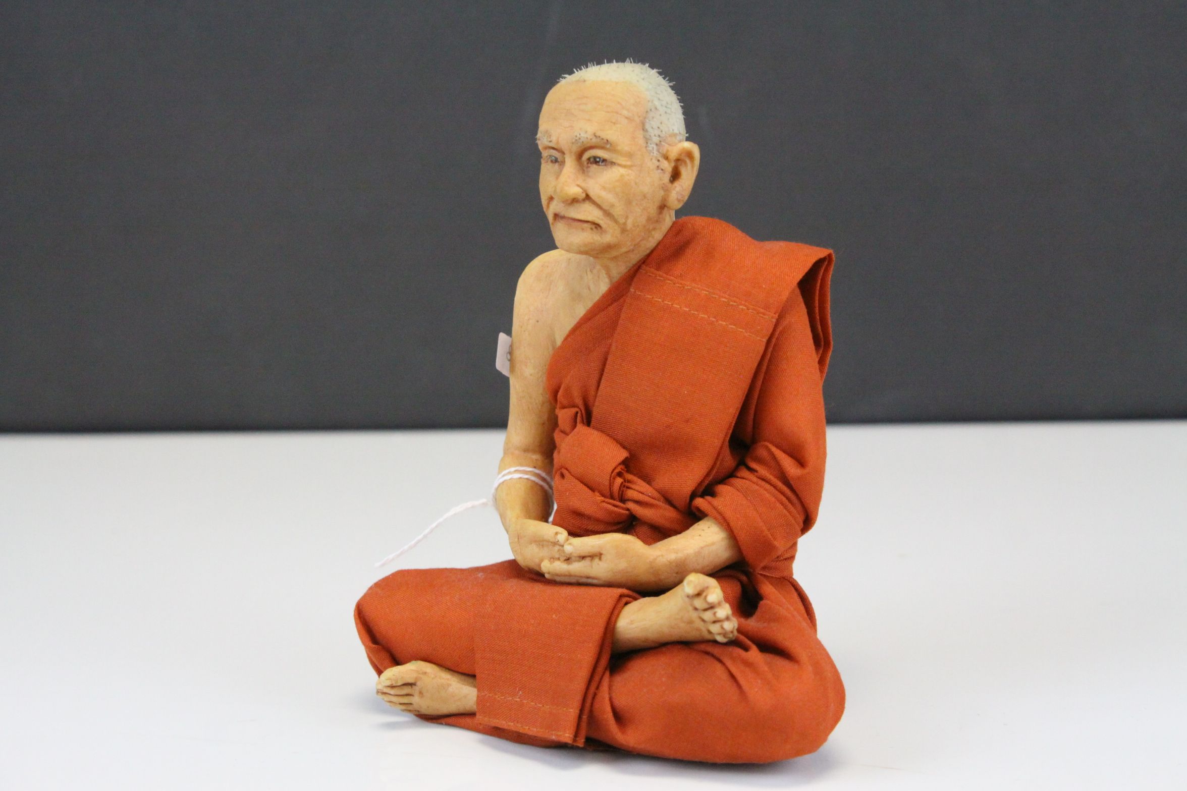 Model of a Buddhist Monk in the Lotus Position, 15cms high