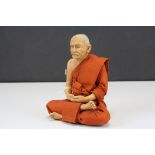 Model of a Buddhist Monk in the Lotus Position, 15cms high