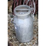 French Aluminium Milk Churn, 52cms high