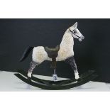Small Decorative Metal Rocking Horse, 16cms x 30cms
