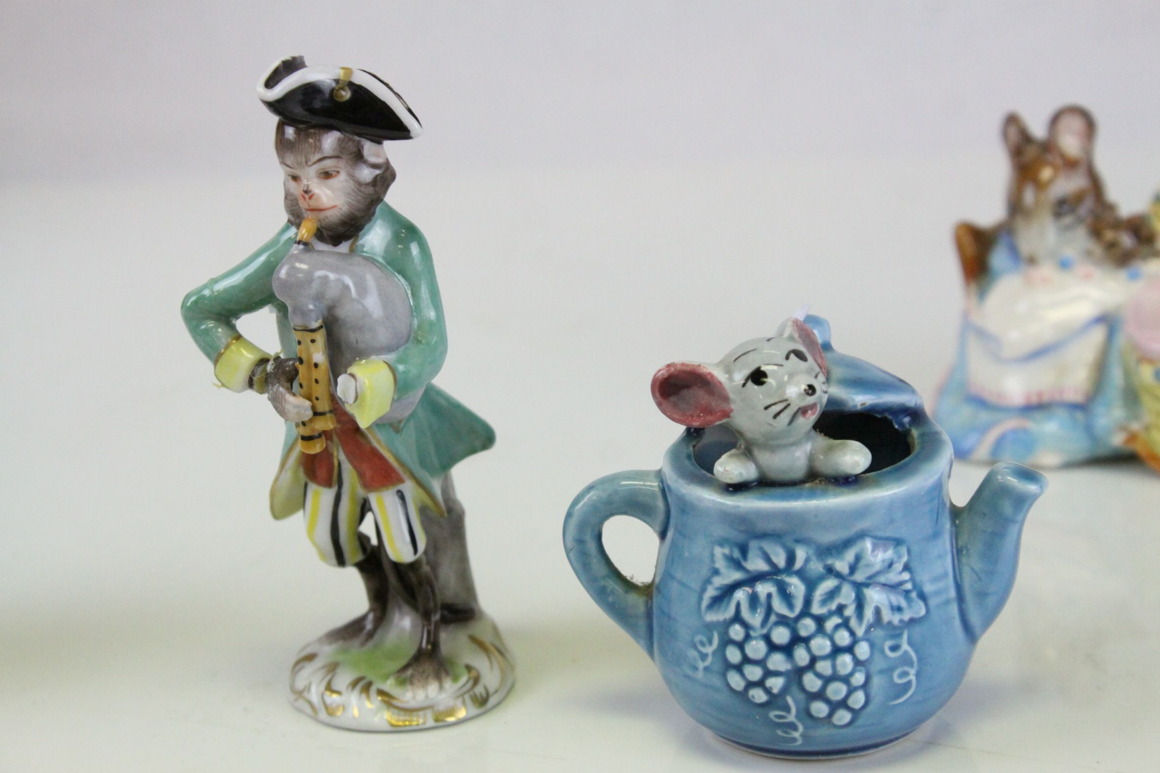 Two Beswick Beatrix Potter Figures with circular gold backstamps being Tom Kitten and Miss - Image 8 of 10