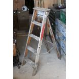 Set of Wooden Step Ladders