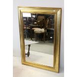 Modern Gilt Framed Mirror, 97cms x 66cms