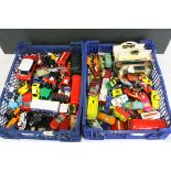 Two Crates of Playworn and new boxed Diecast Vehicles