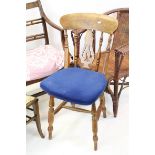 Wicker Tub Chair, Ladder Back Chair with rush seat and a Regency Elbow Chair