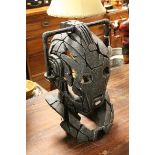 Matt Buckley for Edge Sculptures Model of Doctor Who Cyberman Head, 48cms high