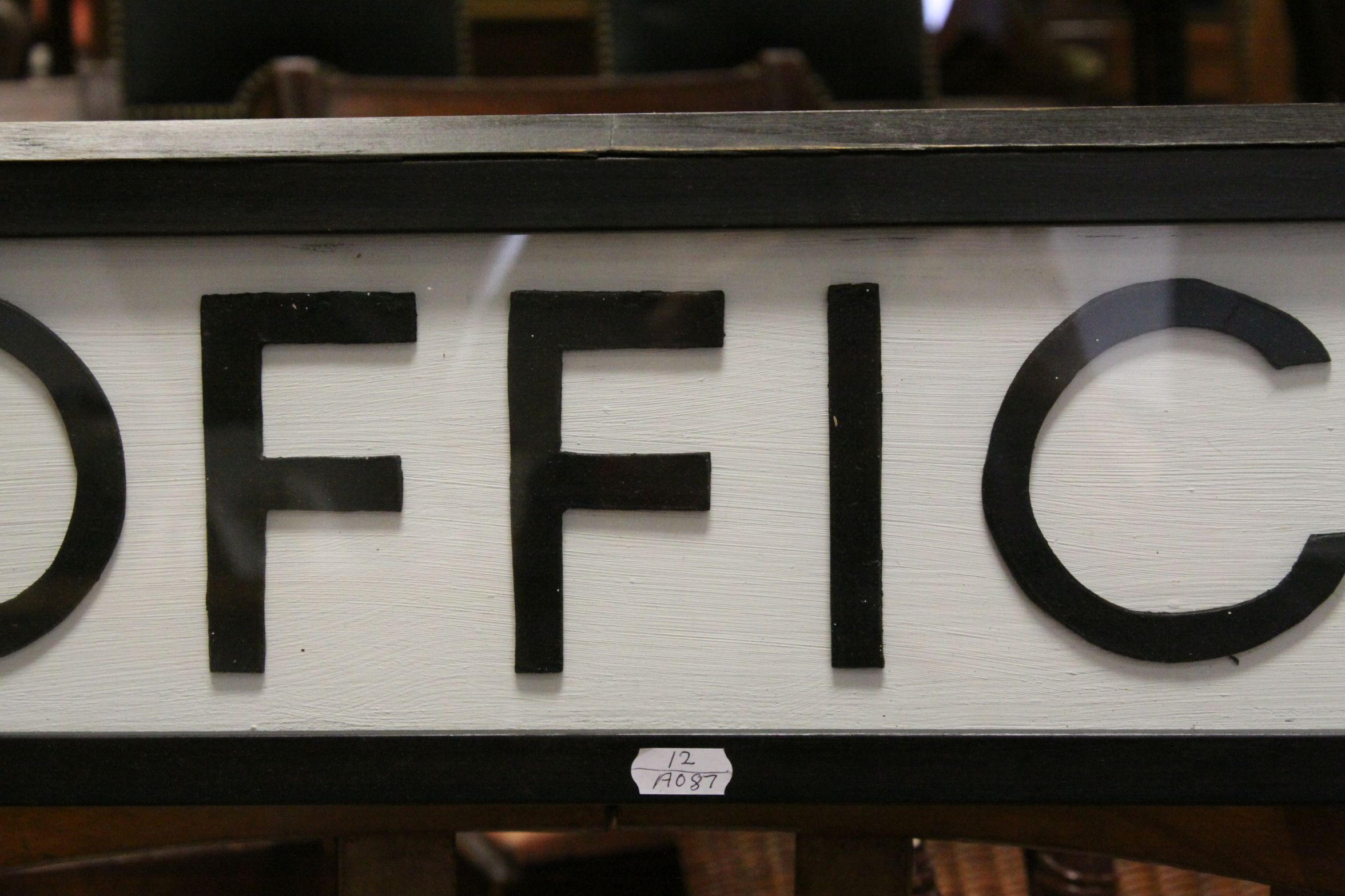 Vintage Style Sign ' Office ' - Image 2 of 4