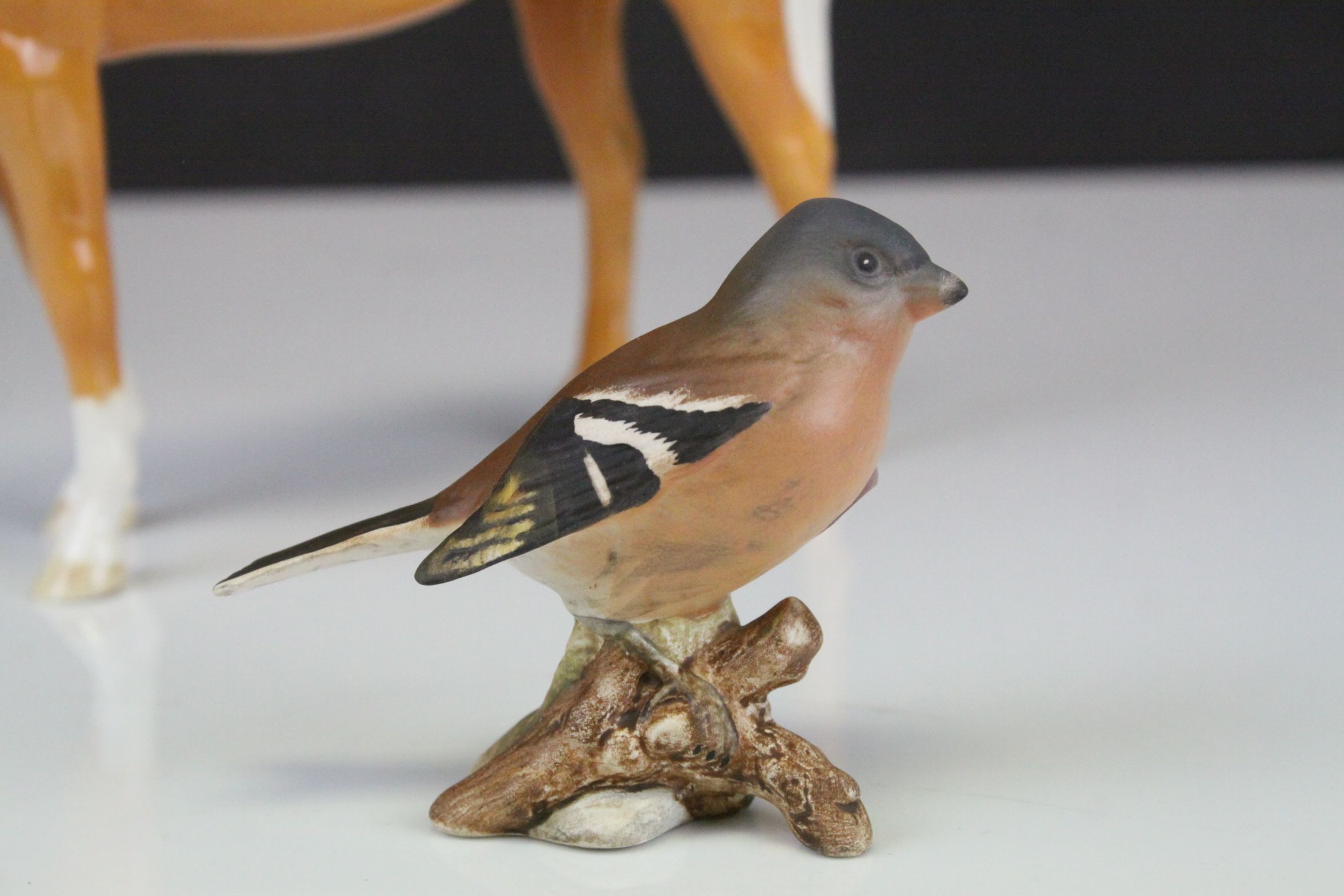 Beswick Palomino Arab Bahram, model no. 1771 plus a Beswick Chaffinch - Image 2 of 7