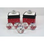 Collections of Swarovski crystal souvenir paperweights London Landmarks (Not in original boxes)