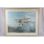 Gerald Coulson signed limited edition print titled ' Sunday Morning, de Haviland DH.82a Tiger