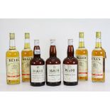 Seven bottle of blended whisky to include four Bells and three Haig.