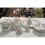 A comprehensive contemporary Johnson Brothers Eternal Beau dinner service and a quantity of
