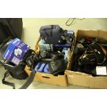 Cameras and Binoculars - Quantity of Cameras and Equipment including Fujifilm Cameras, Olympus