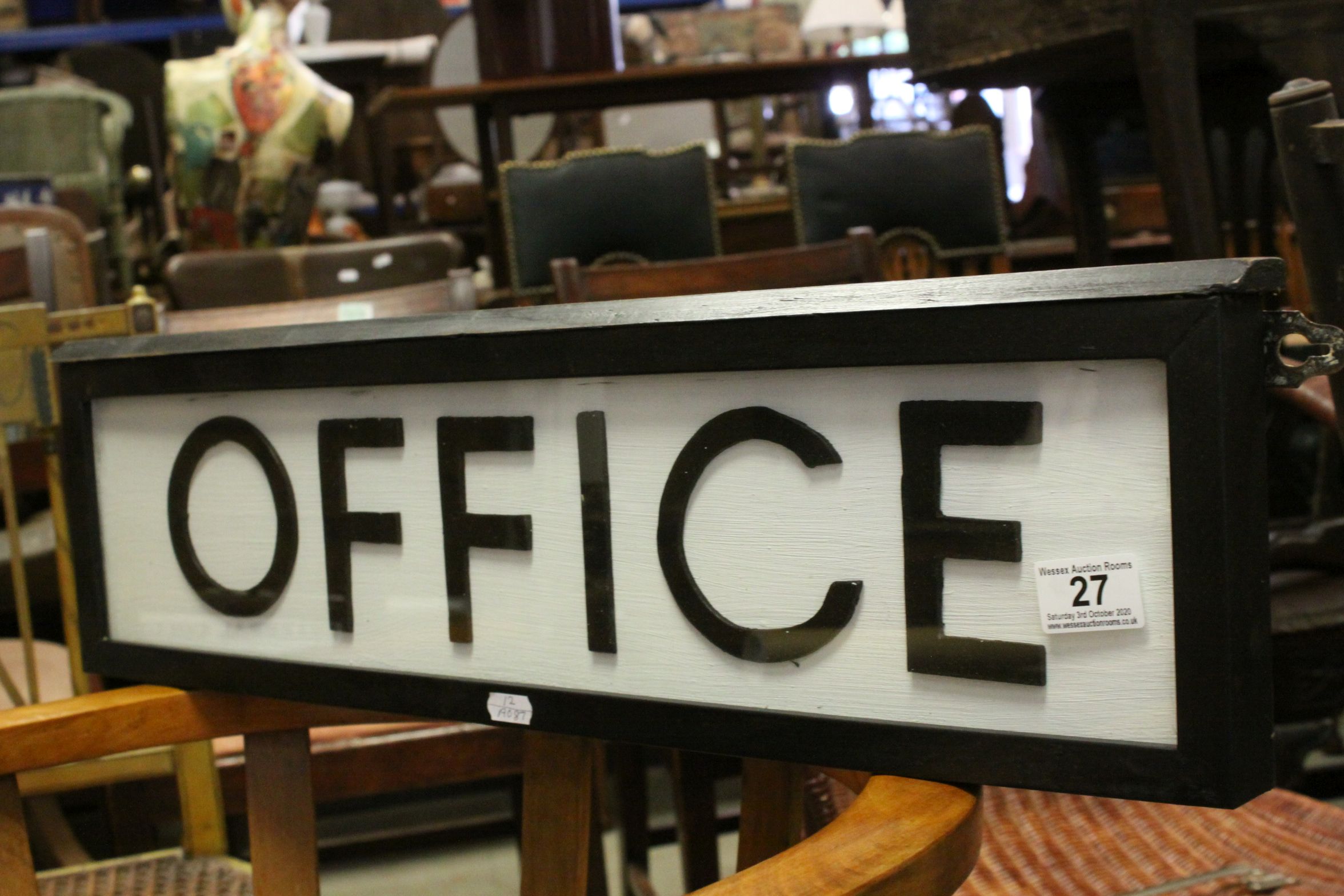 Vintage Style Sign ' Office ' - Image 3 of 4