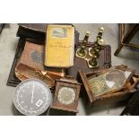 Mixed Lot including Mid 20th Junghans Stop Clock, GWR Wooden Jigsaw, another Jigsaw, Bakelite
