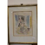 Constantin TERECHKOVITCH (Russian 1902-1978) Colour Lithograph, signed in pencil to margin and dated