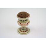 Late 19th / Early 20th century Ivory Pin Cushion in the form of an Garden Urn