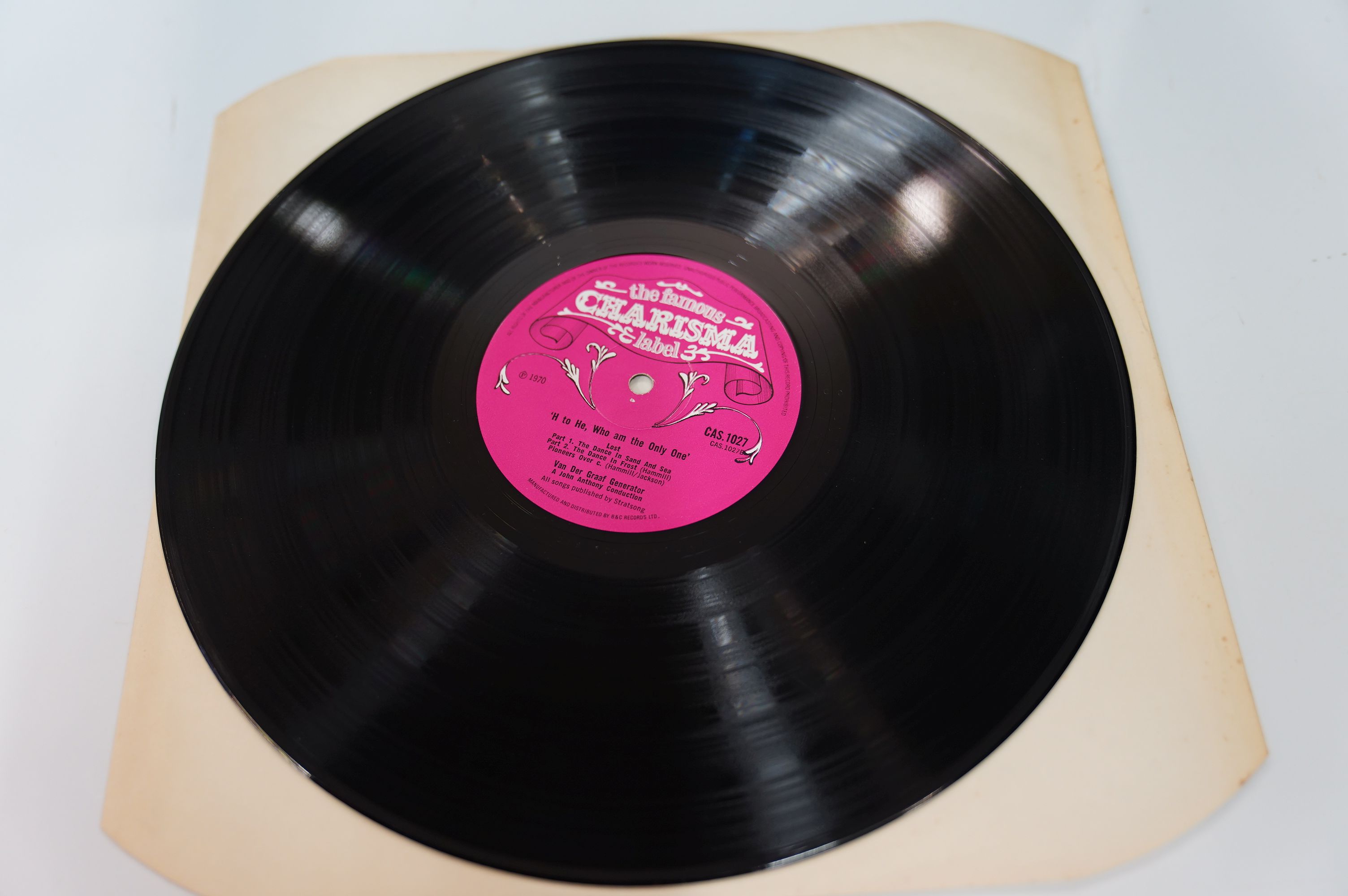 VINYL - VAN DER GRAAF GENERATOR - "H TO HE WHO AM THE ONLY ONE", 1970 CHARISMA RECORDS, CAS 1027. - Image 4 of 7