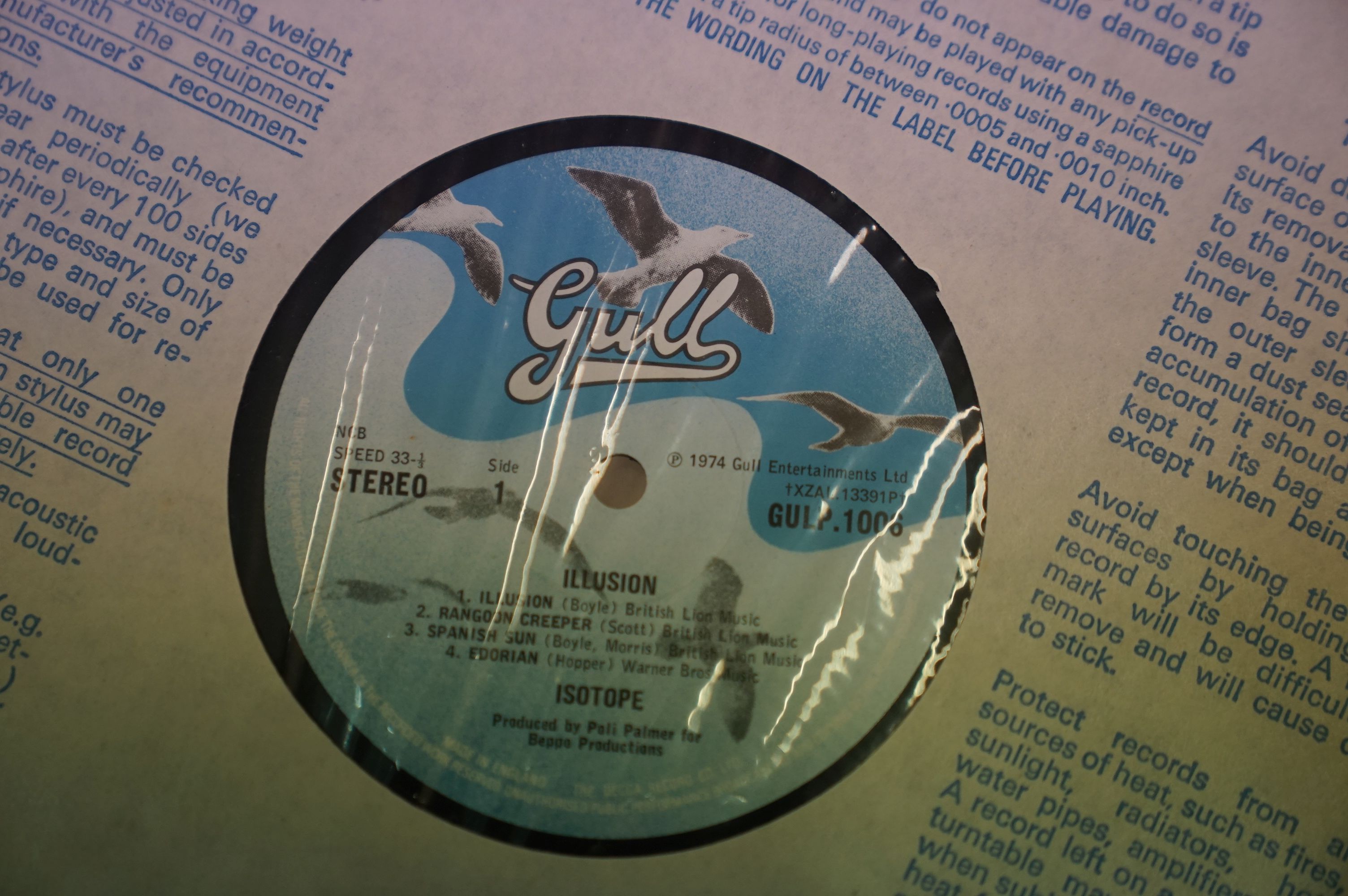 VINYL - PROG ROCK - 8 RARE 1970'S UK 1ST PRESSING PROG ROCK ALBUMS: 1) HOOKFOOT - "HEADLINES" , - Image 26 of 40