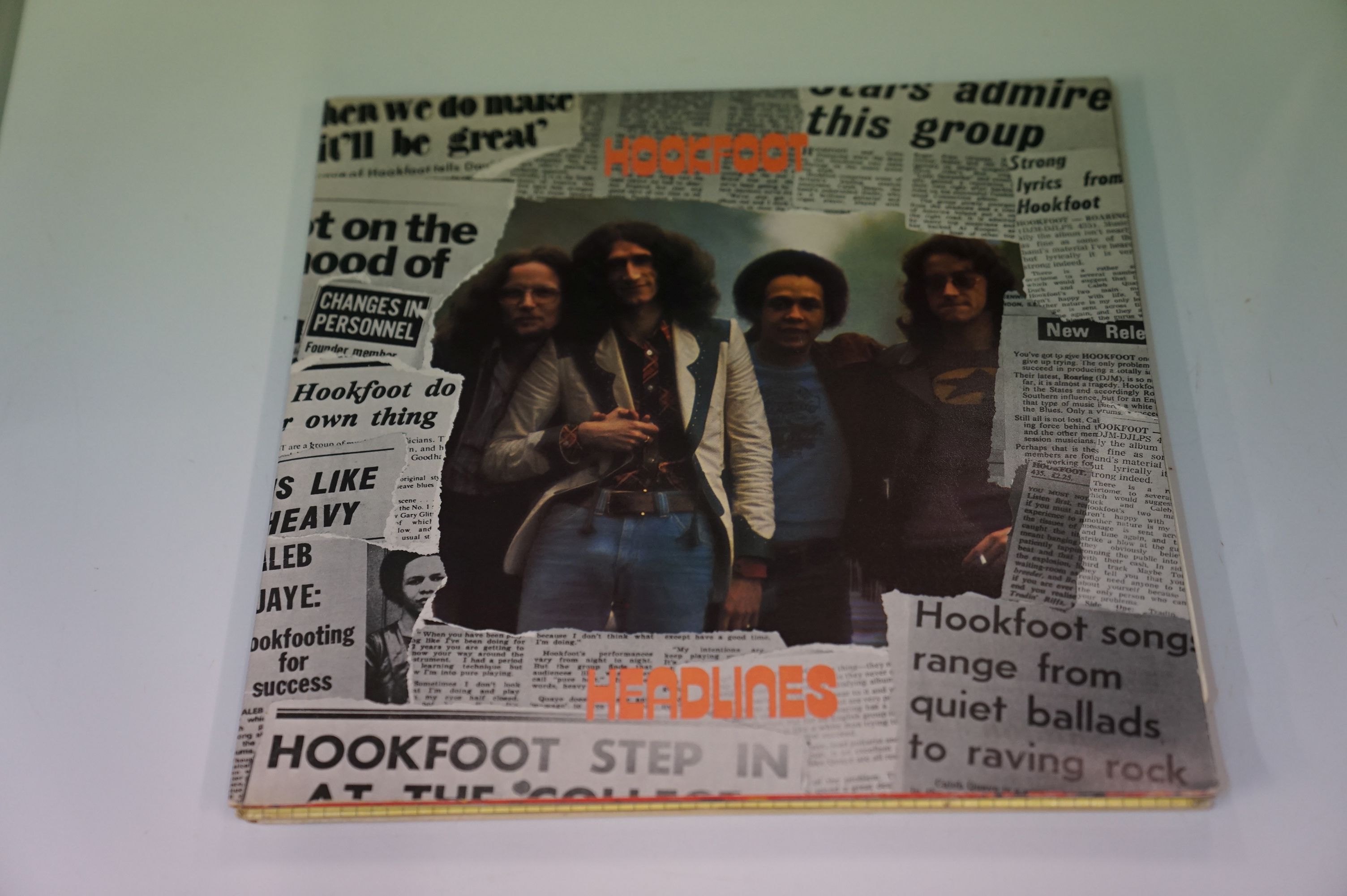 VINYL - PROG ROCK - 8 RARE 1970'S UK 1ST PRESSING PROG ROCK ALBUMS: 1) HOOKFOOT - "HEADLINES" , - Image 12 of 40