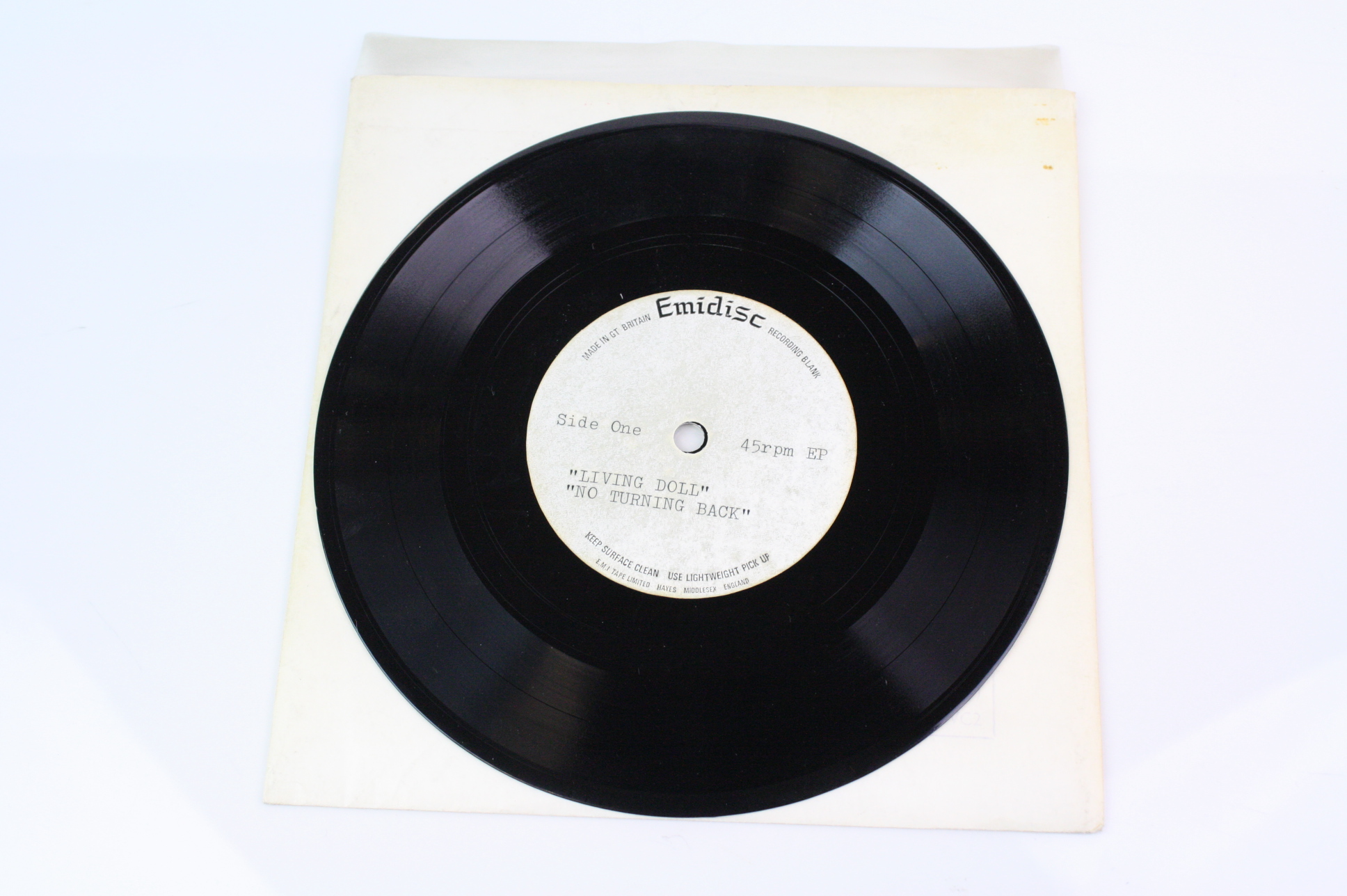ACETATE - CLIFF RICHARD & THE DRIFTERS (THE SHADOWS) - Image 2 of 4
