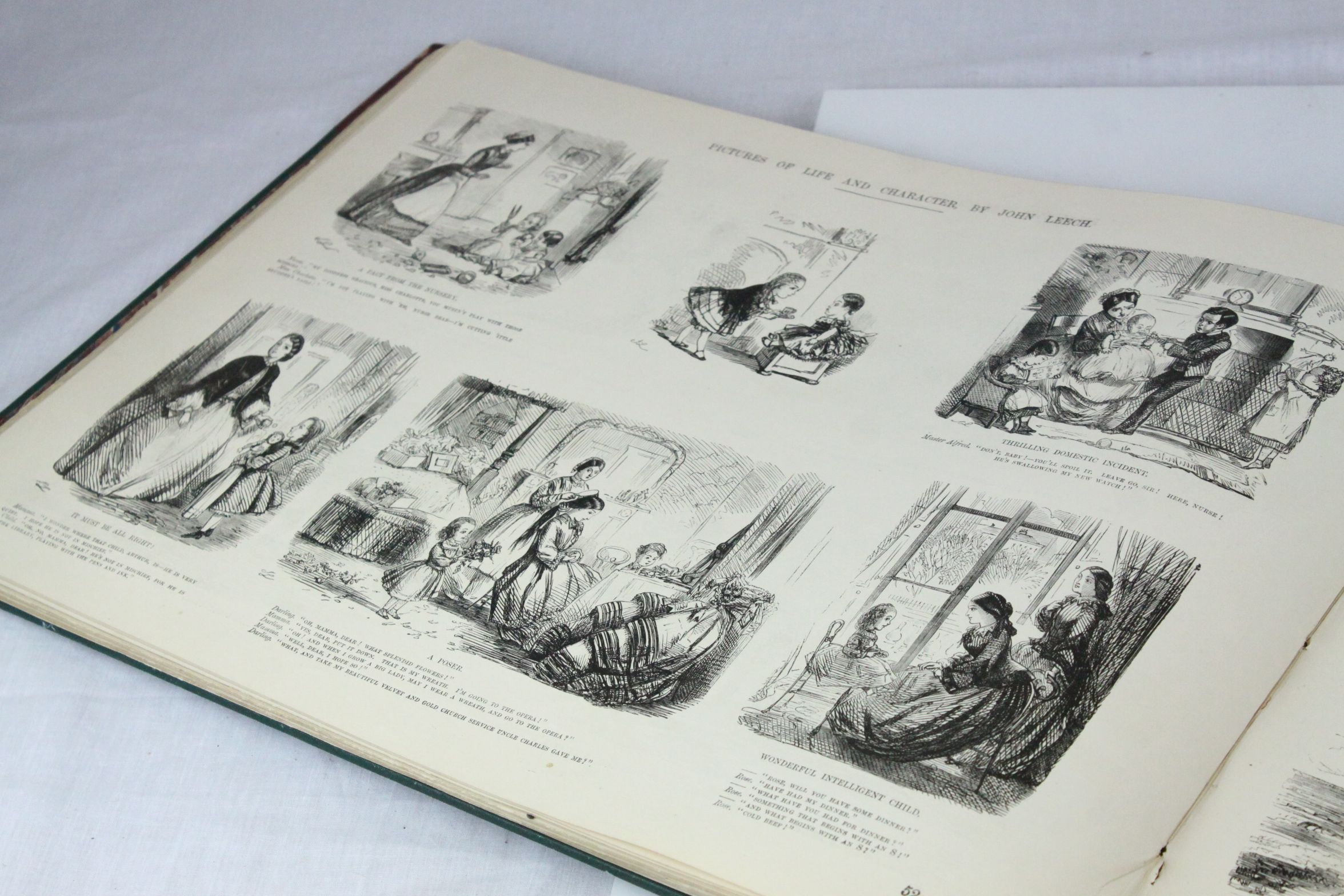 Book - Pictures of Life & Character by John Leech from the collection of Mr Punch (third series) - Image 3 of 7