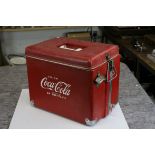 Coca Cola Branded Cool Box, 47cms wide x 37cms high