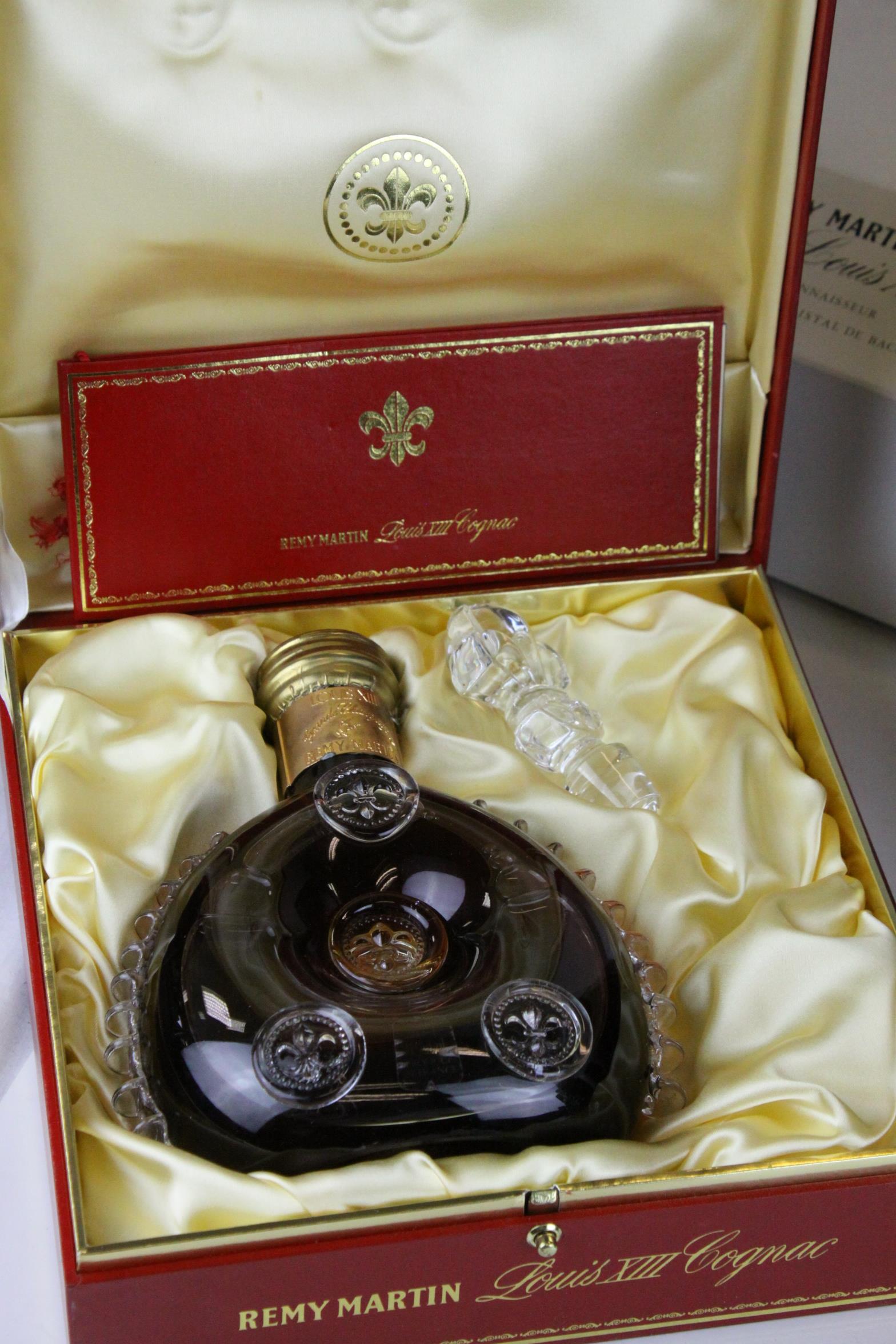 A Remy Martin Louis XIII Grande Champagne cognac, in Baccarat crystal decanter with fleur-di-lis - Image 3 of 16