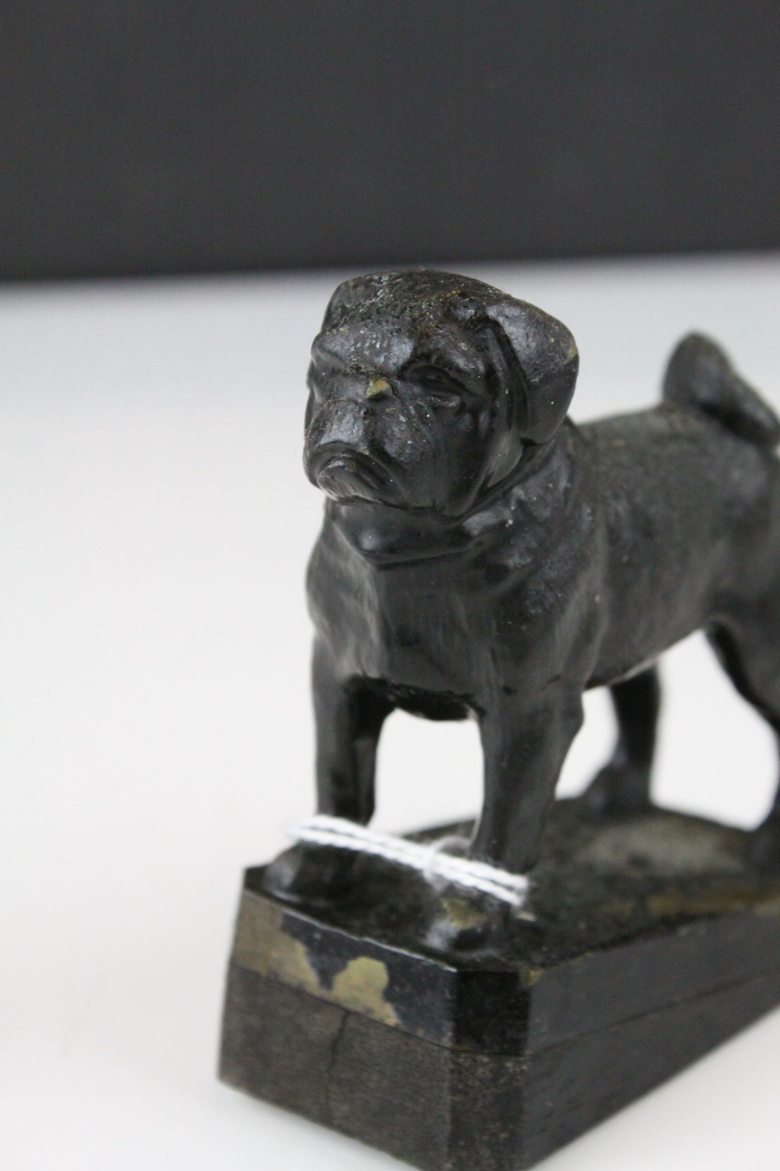 Cast Metal Model of a Pug Dog, 9cms high - Image 4 of 4