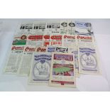 Football Programmes - 21 Arsenal aways from the 1940s & 1950s to include v Burnley 1953, Chalrton